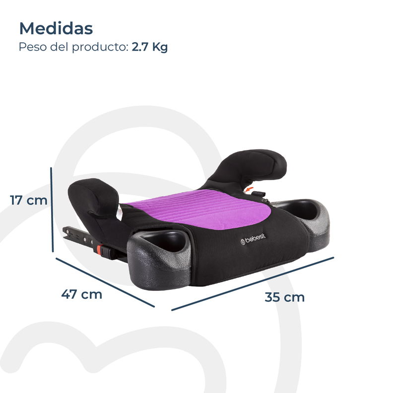 Alzador Isofix Purpura Bebesit-4