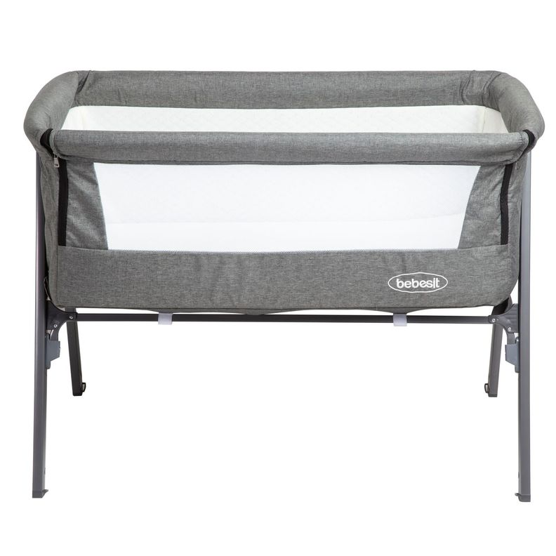 Cuna Colecho Easy Gris Bebesit-0