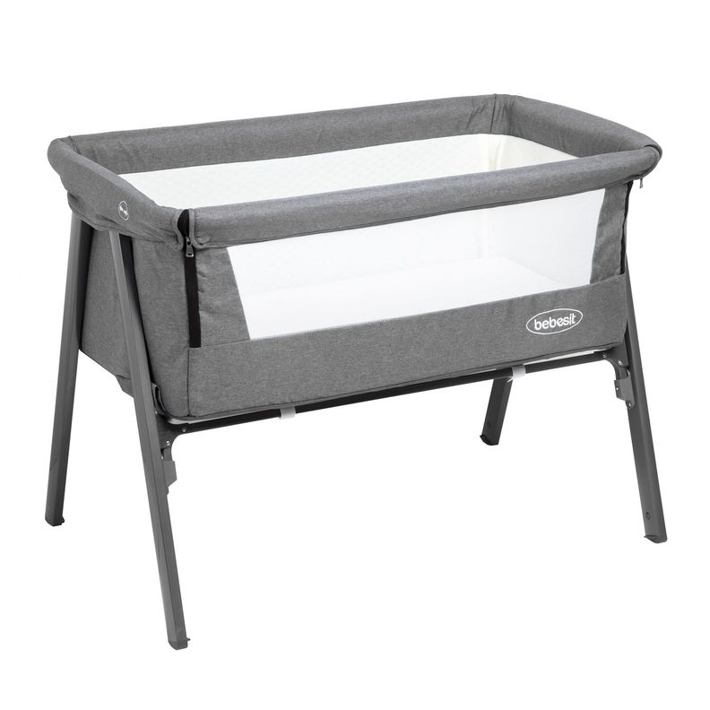 Cuna Colecho Easy Gris Bebesit-1