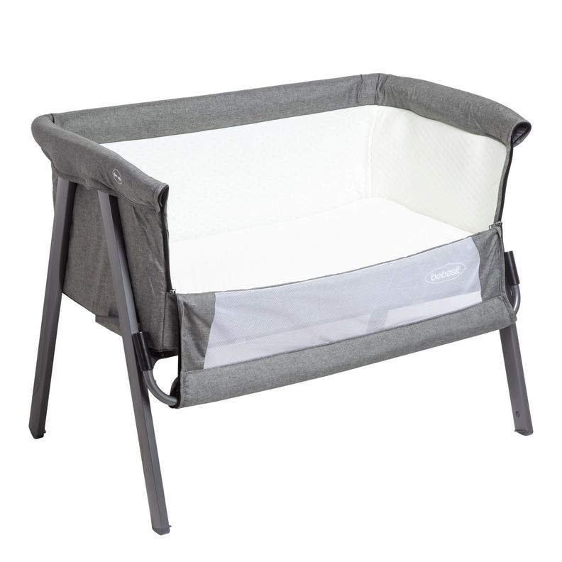 Cuna Colecho Easy Gris Bebesit-2