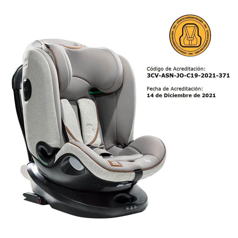 Silla de auto Convertible I-Spin Grow Oyster-5