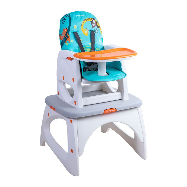 Silla de Comer Escritorio Balancin Eat&Swing Azul Bebesit-0