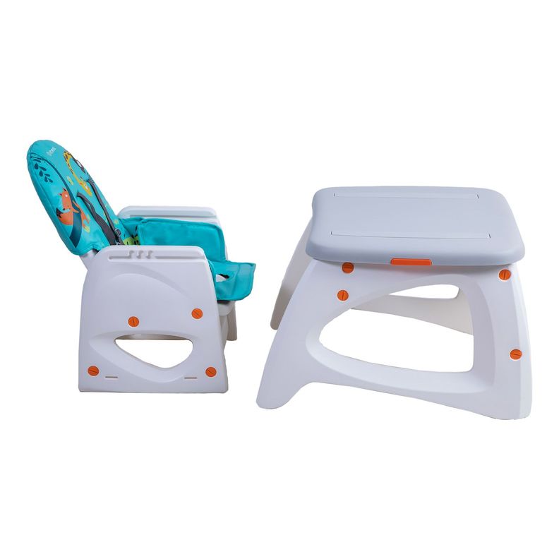 Silla de Comer Escritorio Balancin Eat&Swing Azul Bebesit-7