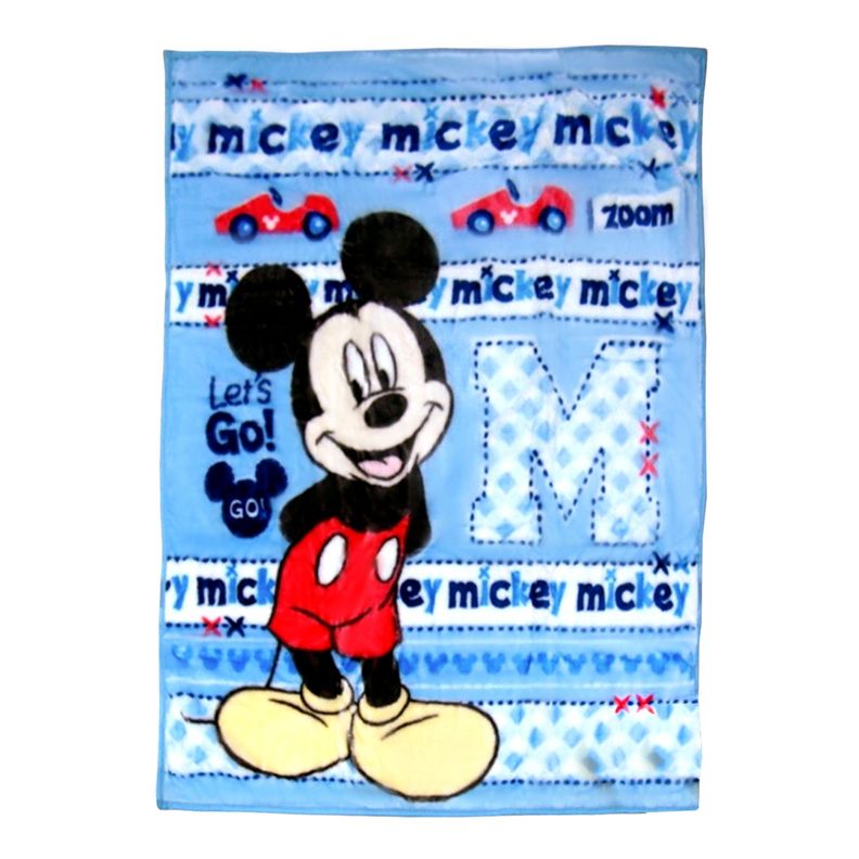 Cobertor de Cuna Mickey Celeste Disney-0
