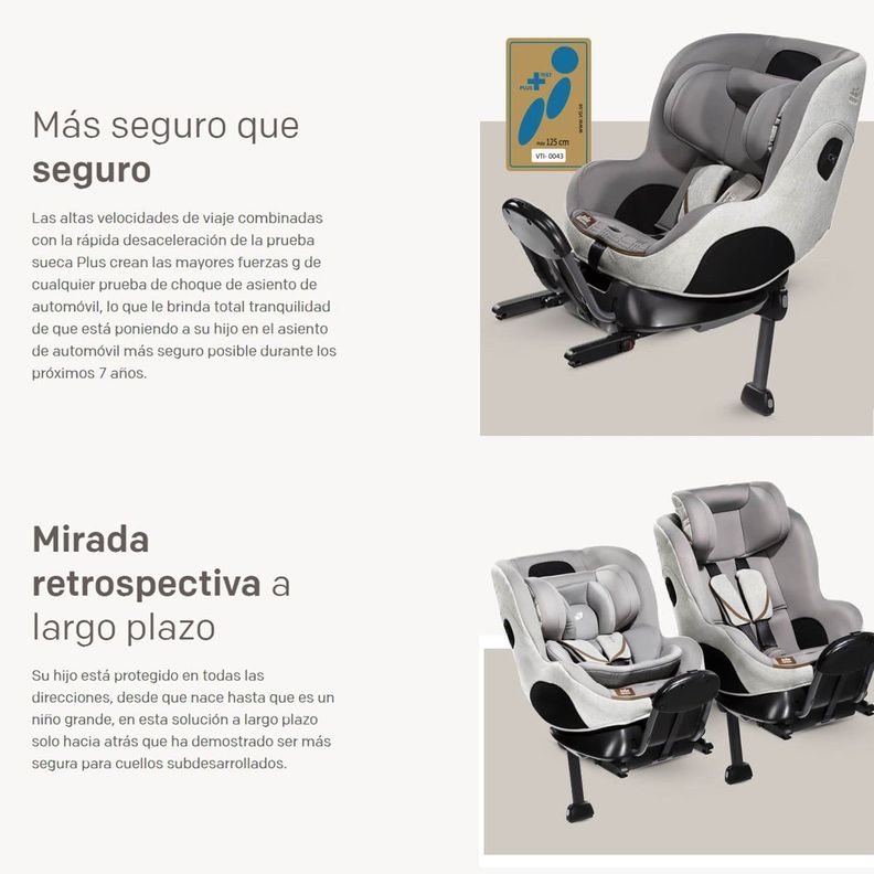 Silla de auto Convertible I-Prodigy Oyster-7