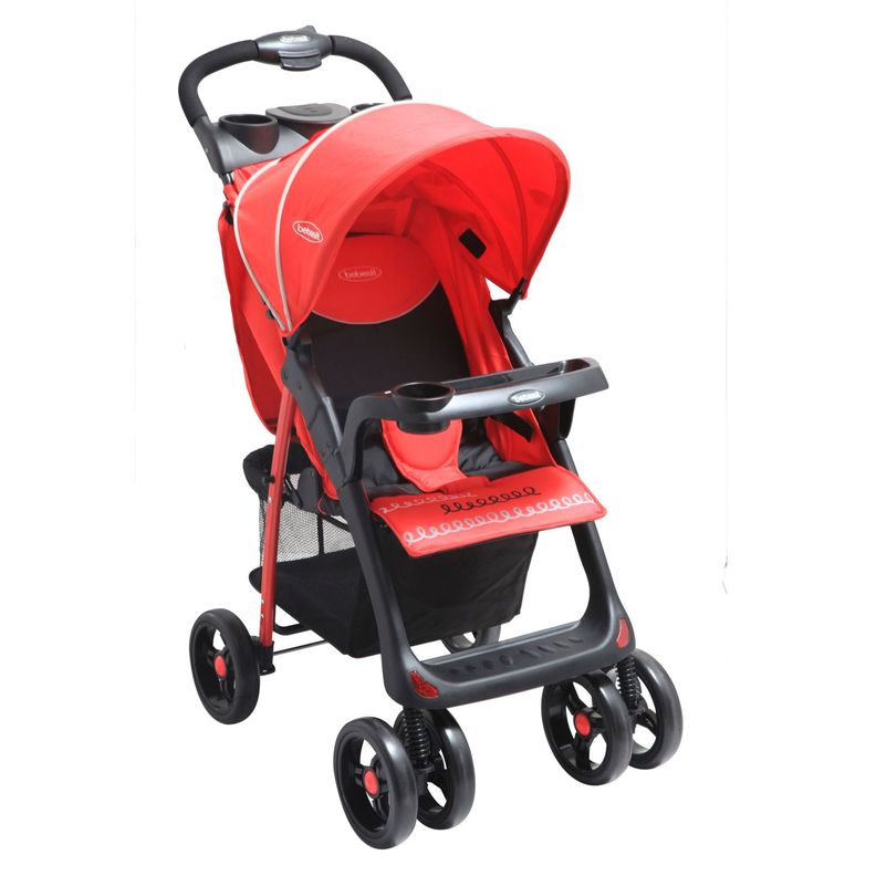 Coche Travel System Jazz Rojo Bebesit-4