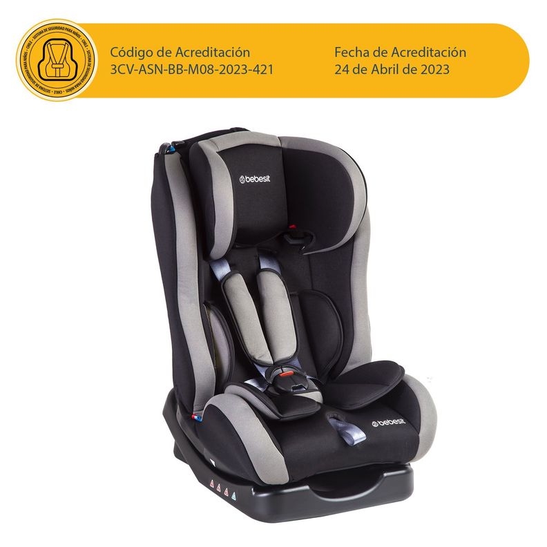 Silla de Auto Bebesit Orbit Negra-8