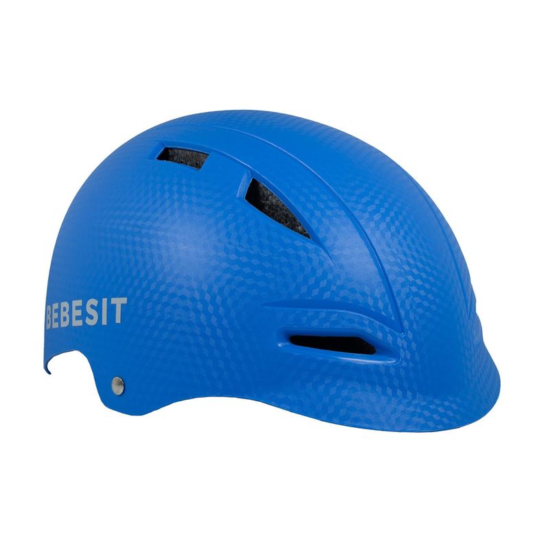 Casco Bicicleta Regulable Certificación Europea Niño Niña Azul-0
