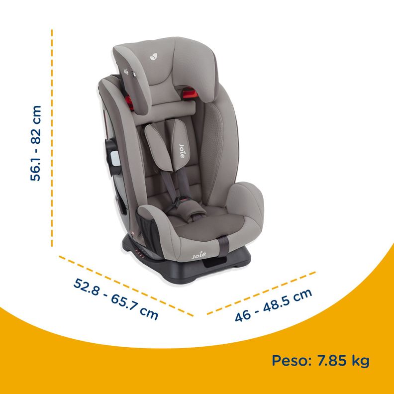 Silla de Auto Convertible Joie Fortifi - Dark Pewter-9