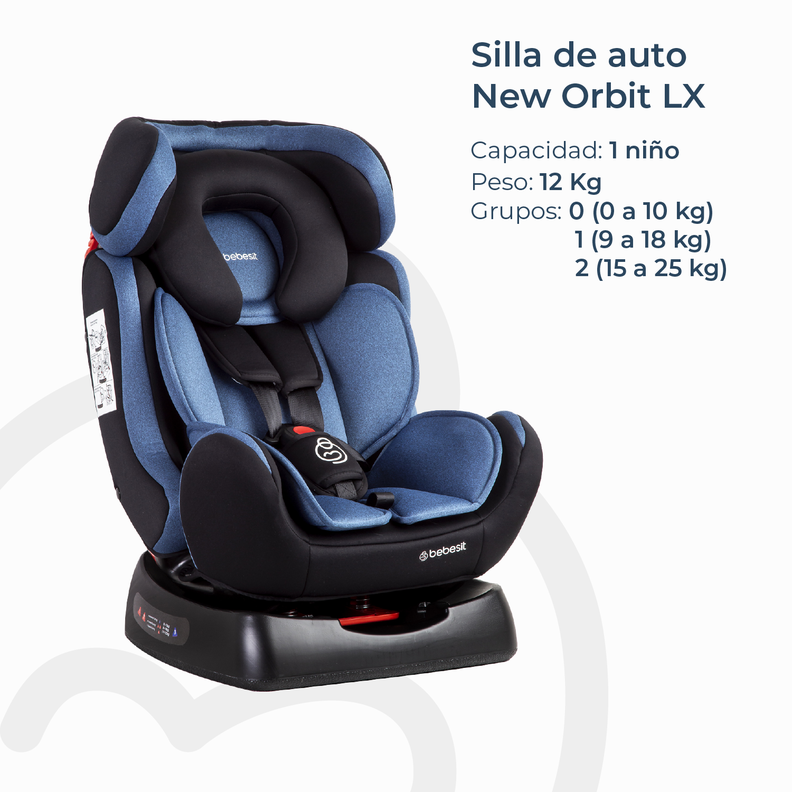 Silla de Auto Orbit Lx Azul Bebesit-8