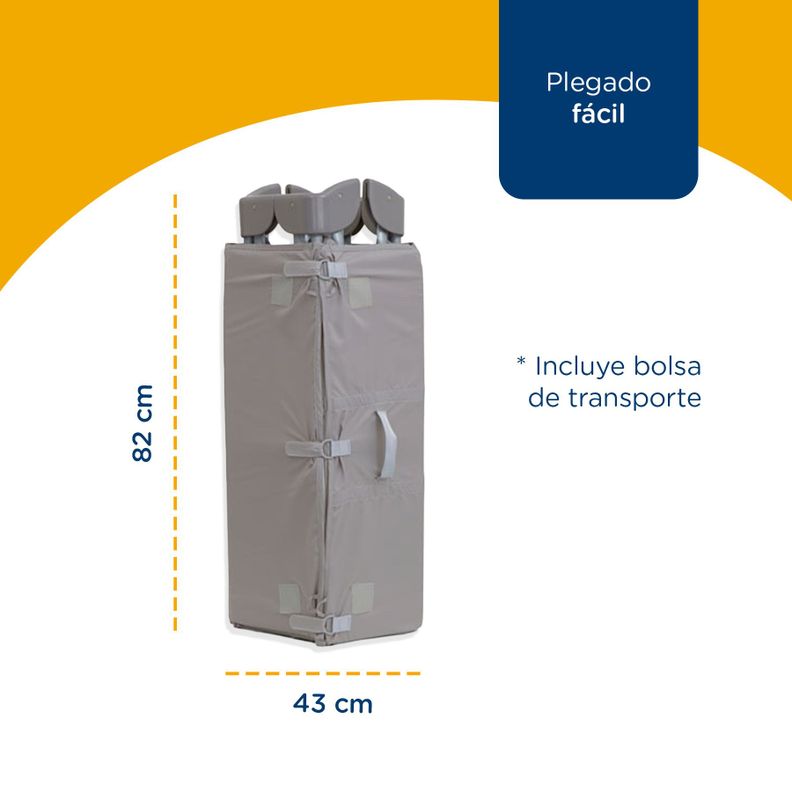 Cuna Pack and Play Illusion Nickle Joie-3