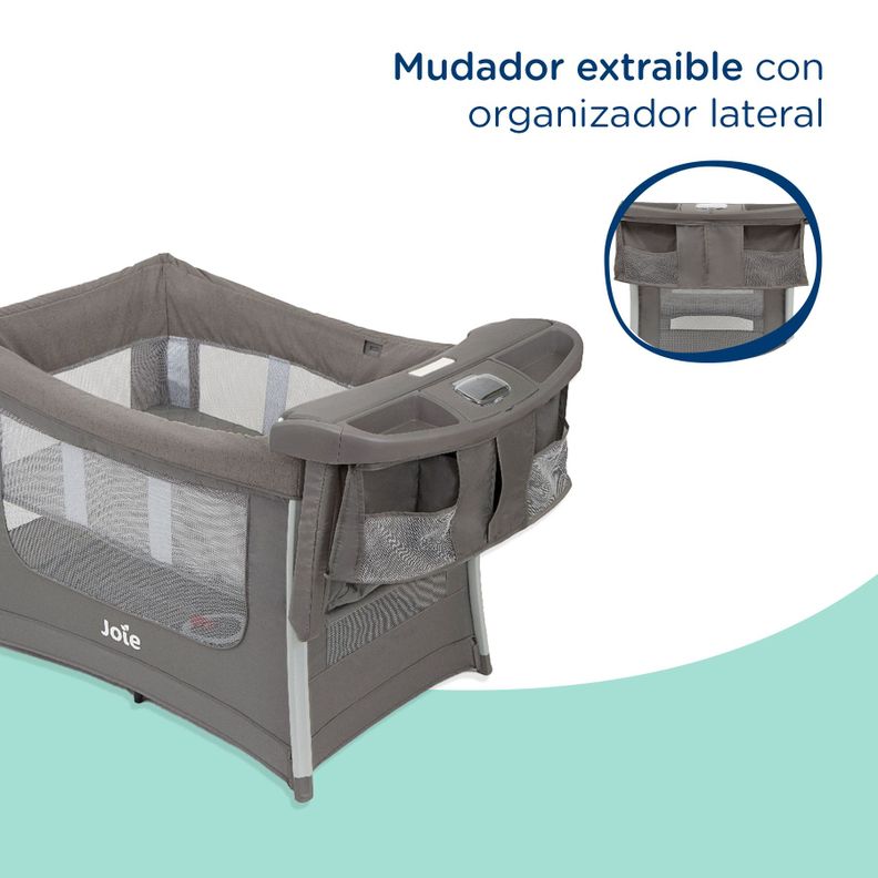 Cuna Pack and Play Illusion Nickle Joie-5