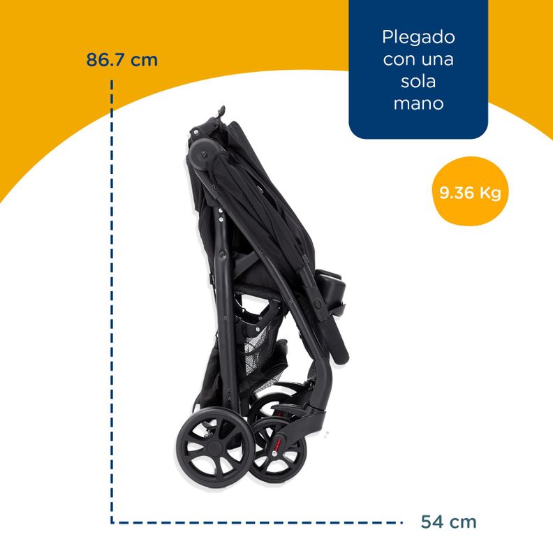 Coche de Paseo Muze Lx Coal Joie-5