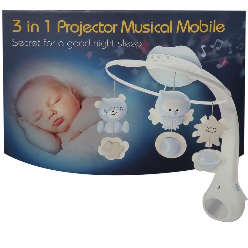 Proyector Musical 3en1 Azul Infantino-4