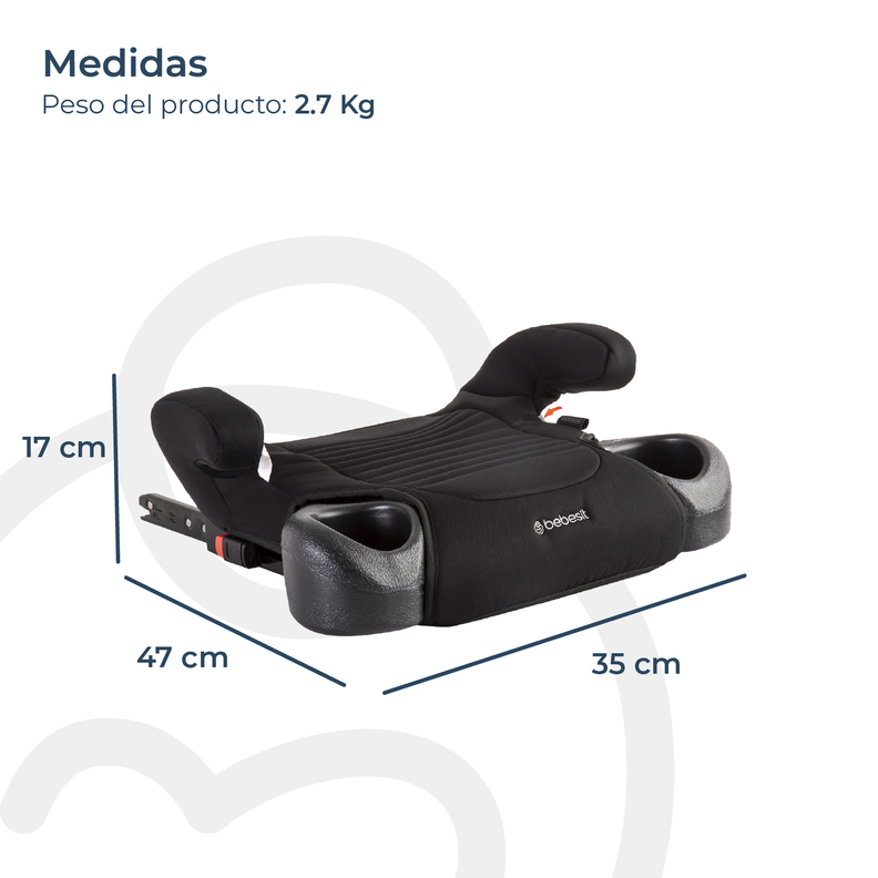 Alzador Isofix Negro Bebesit-4