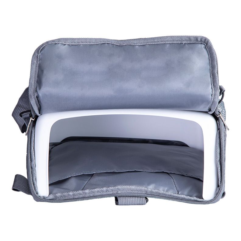 Mochila Silla de Comer Portatil Camping Gris Bebesit-5