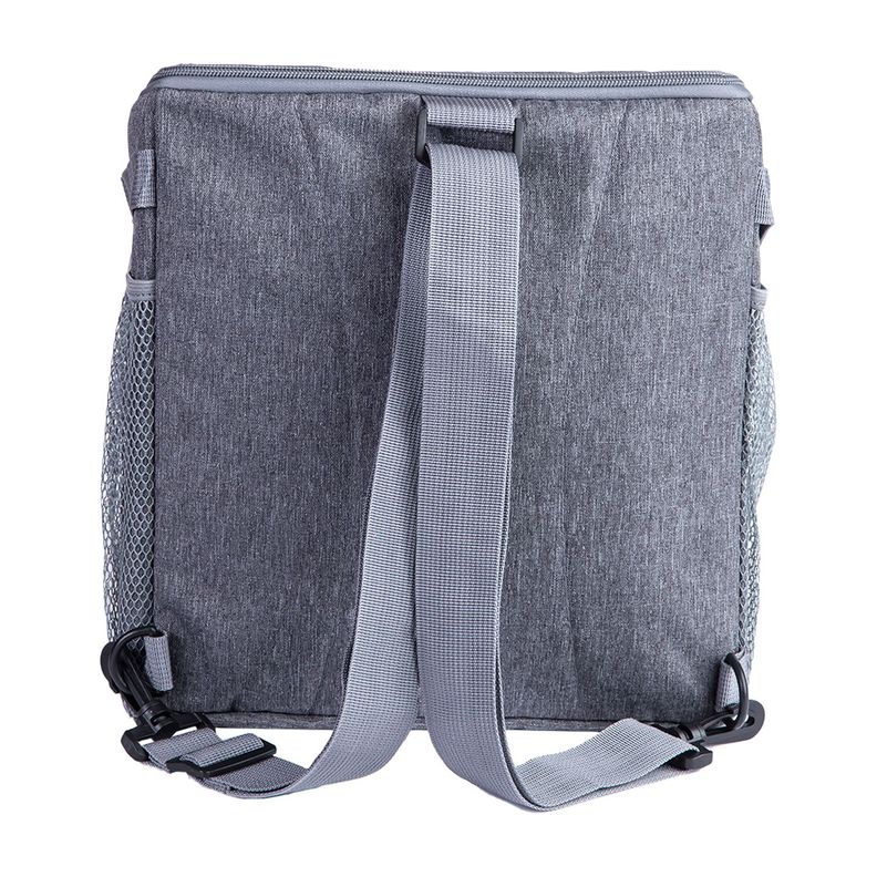 Mochila Silla de Comer Portatil Camping Gris Bebesit-6