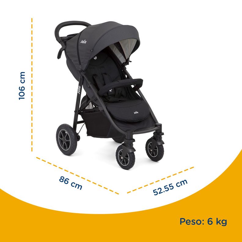 Coche Travel System Litetrax 4 TS Coal-3