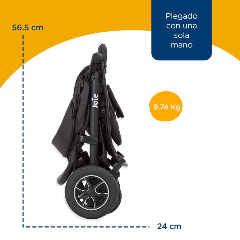 Coche Travel System Litetrax 4 TS Coal-4