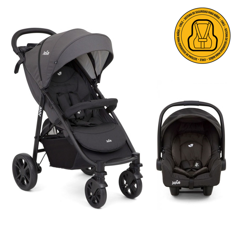 Coche Travel System Litetrax 4 TS Coal-5