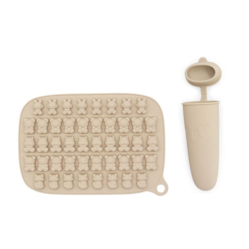 Set Alimentación Summer Silicona Beige-2