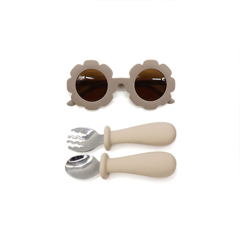 Set Alimentación Summer Silicona Beige-3