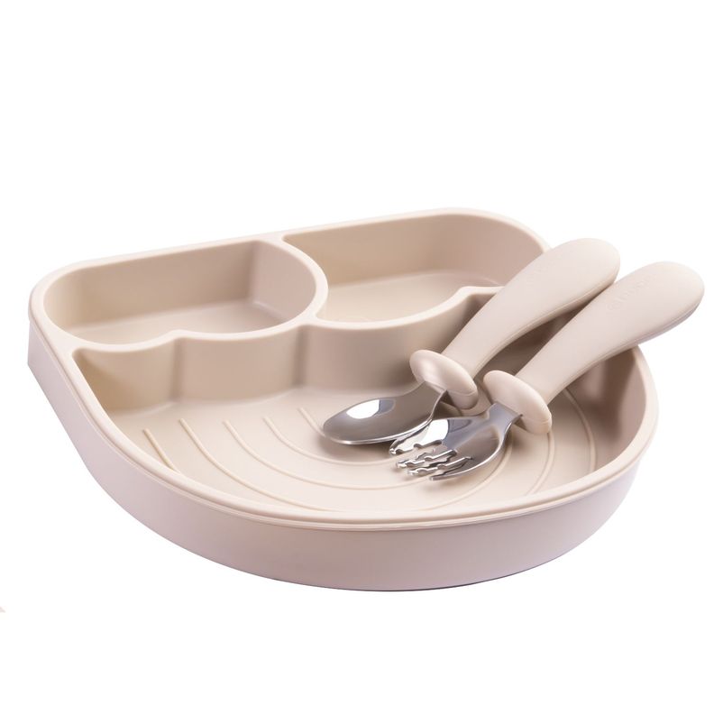 Set Alimentación Summer Silicona Beige-4
