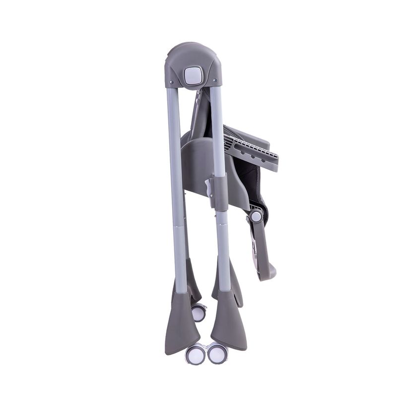 Silla de Comer Bebe Reclinable Plegable Easy Eat Gris-8