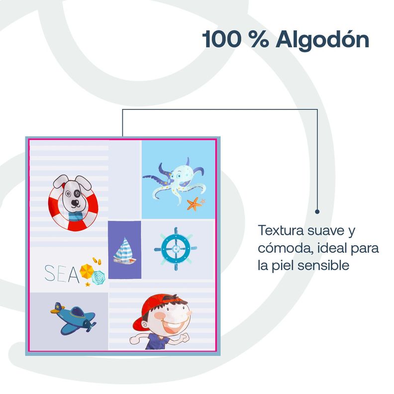 Set de Cuna Perrito Marino 5 Piezas Bebesit-3