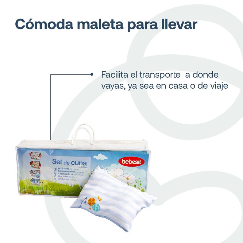 Set de Cuna Perrito Marino 5 Piezas Bebesit-6