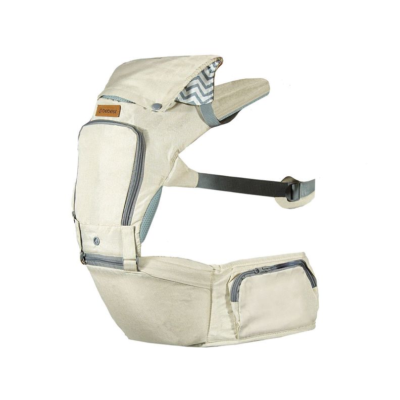 Porta Bebe Arnés con asiento cuidados cadera Hip Seat Beige-0