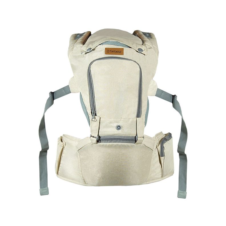 Porta Bebe Arnés con asiento cuidados cadera Hip Seat Beige-1