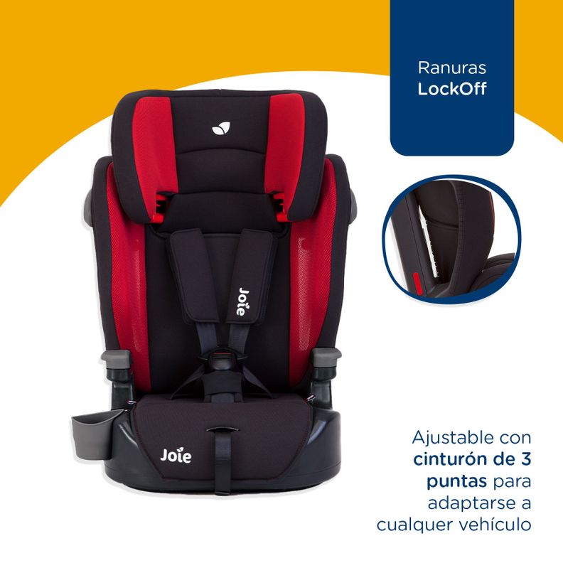 Silla de Auto Joie Butaca Elevate - Cherry-1