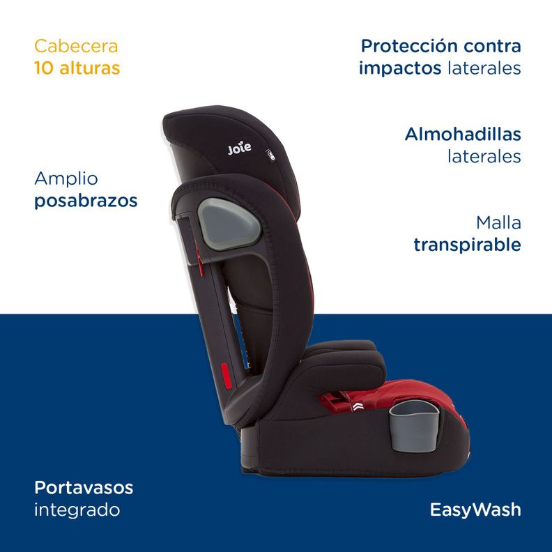Silla de Auto Joie Butaca Elevate - Cherry-8