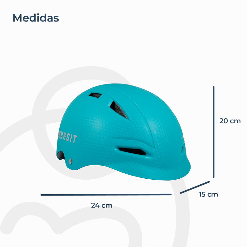 Casco Bicicleta Regulable Certificación Europea Niño Niña Verde-4