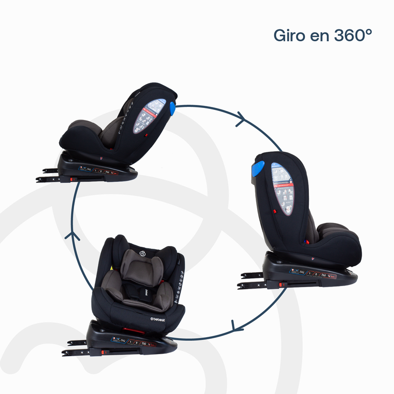 Silla de Auto Convertible OneFix Grey-5