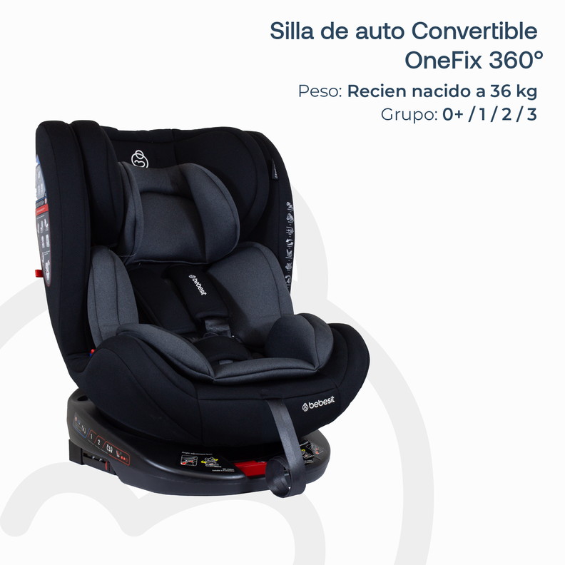 Silla de Auto Convertible OneFix Grey-3
