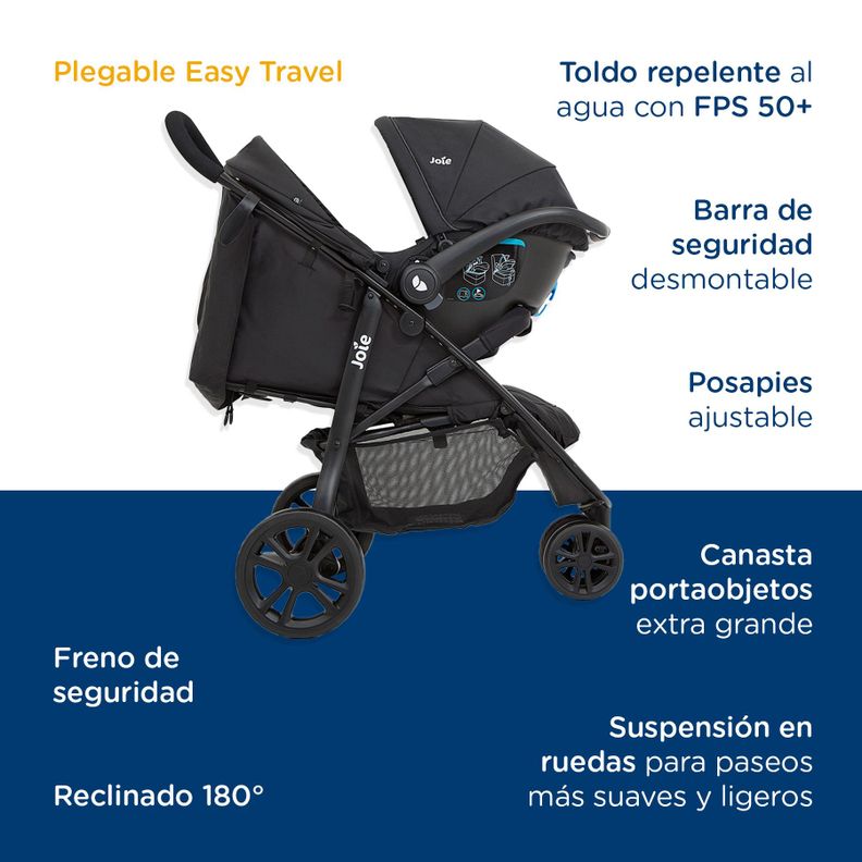 Coche Travel System Litetrax 3 Joie-6