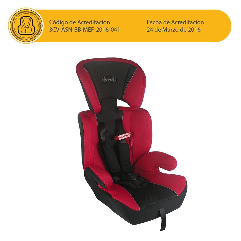 Silla de Auto Bebesit Butaca Suzuka - Roja-9