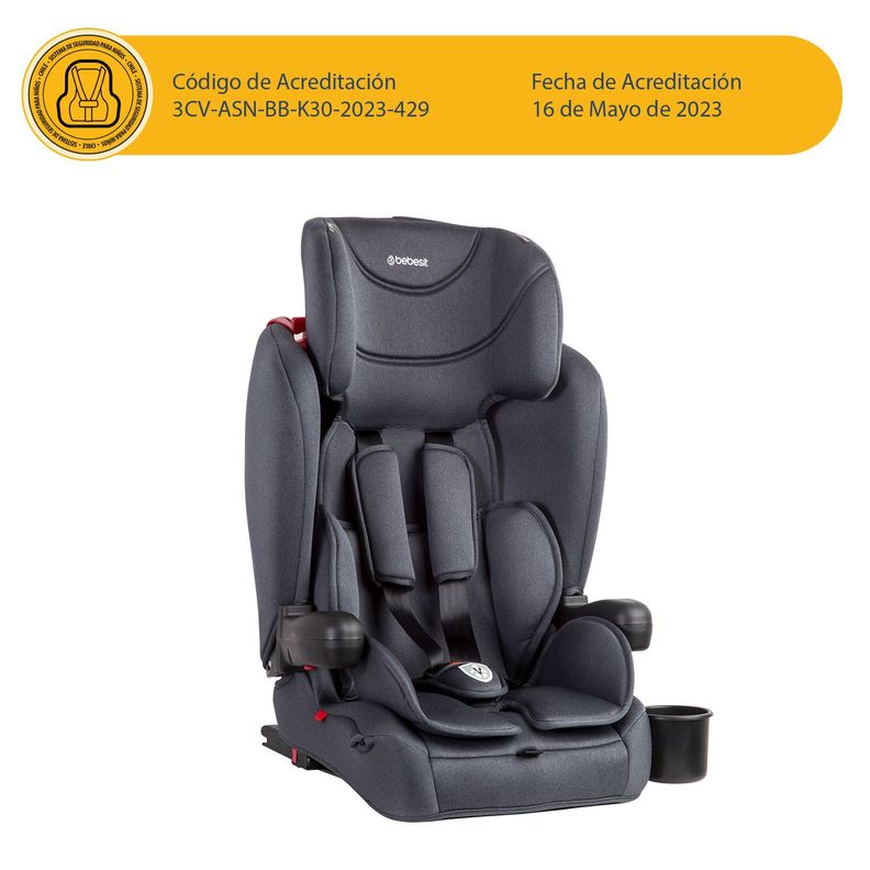 Silla de Auto Butaca SmartFix Negro Bebesit-9