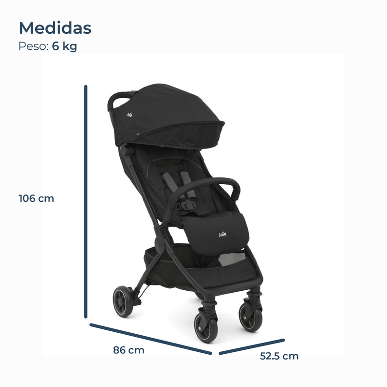 Coche Travel System Pact Coal Joie-4