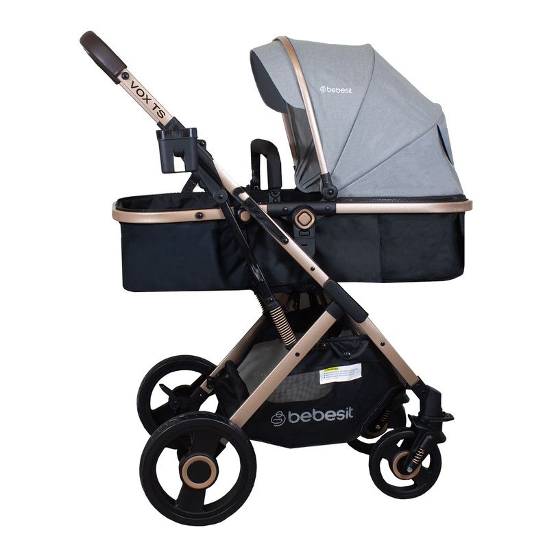 Coche Cuna Travel System Vox Gold Gris Bebesit-4