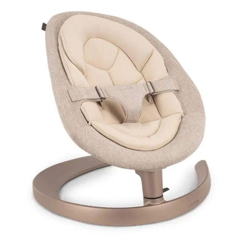 Silla Nido Baby Bouncer Leaf Grow Sand Nuna-4