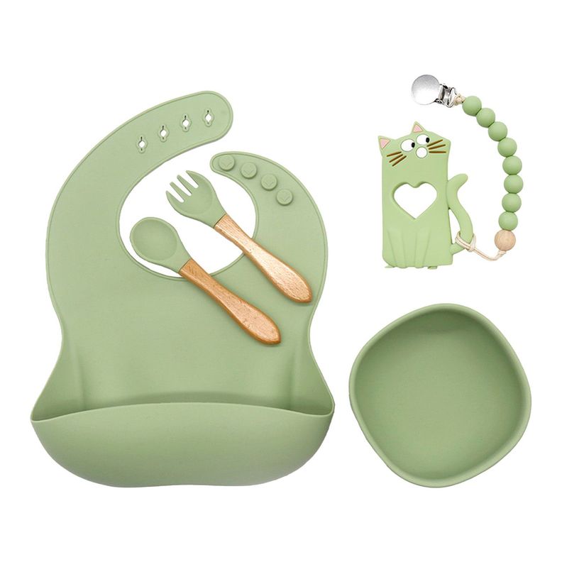 Set Alimentación March Silicona Verde-0
