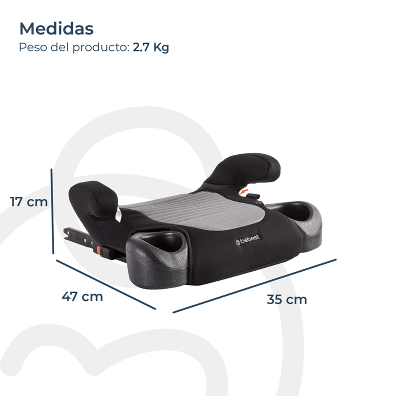 Alzador Isofix Gris Bebesit-4