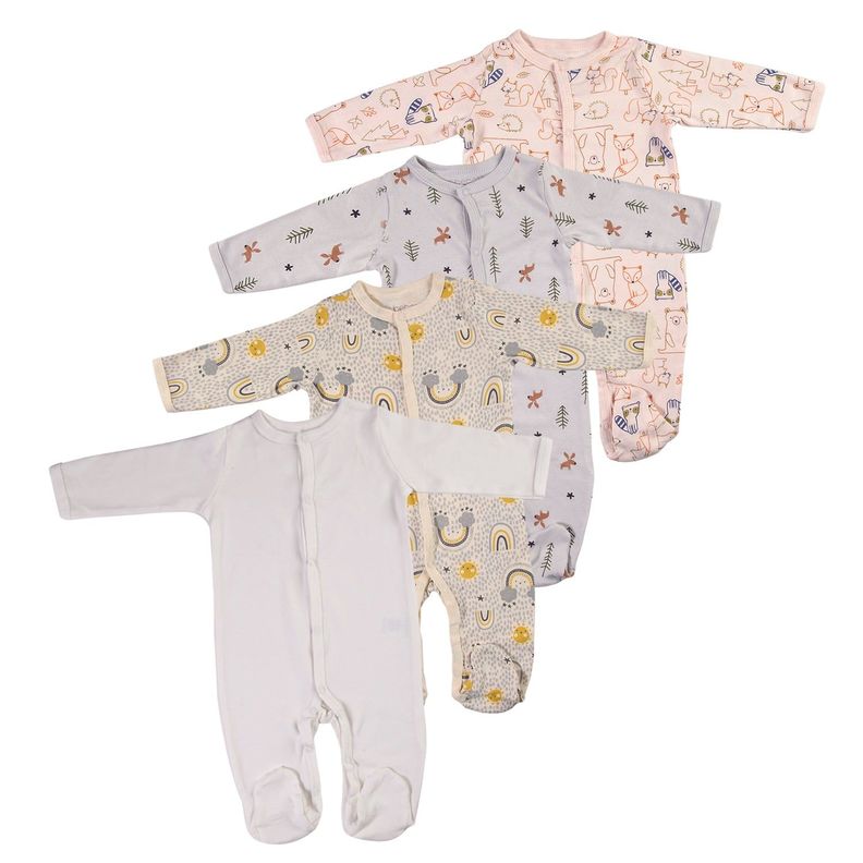 Pack de 4 Pijamas Bebés 9-12M-0