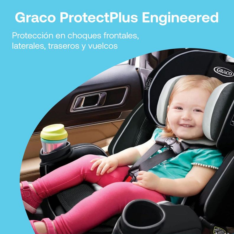 Silla de auto Bebe Graco Convertible 4ever Extend2fit Clove-5