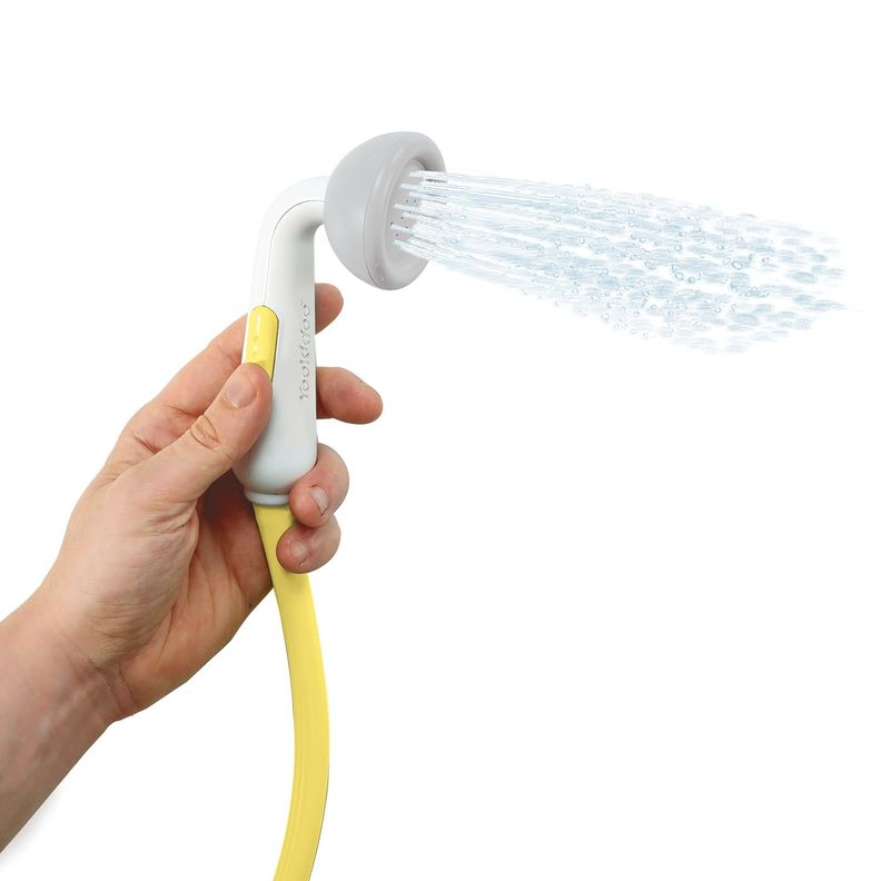 Juego de Baño Elefante Ducha Bebe Amarillo Infantil Bebé Niño Niña Tina Yookidoo-1