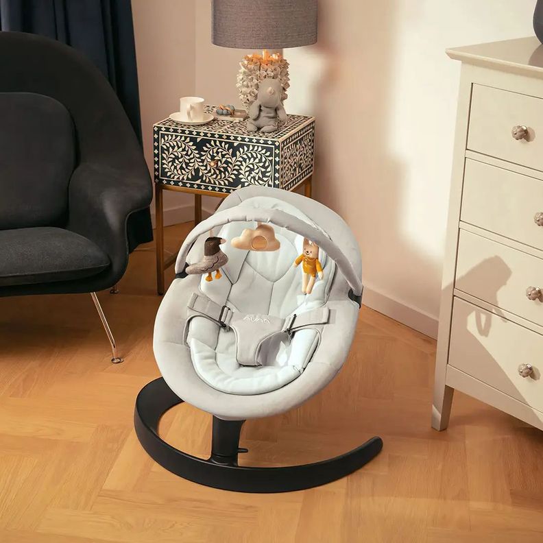 Silla Nido Bouncer Leaf Driftwood-9
