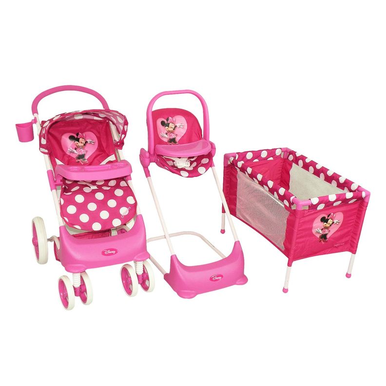 Coche Muneca/Cuna/Silla M51 Rosado